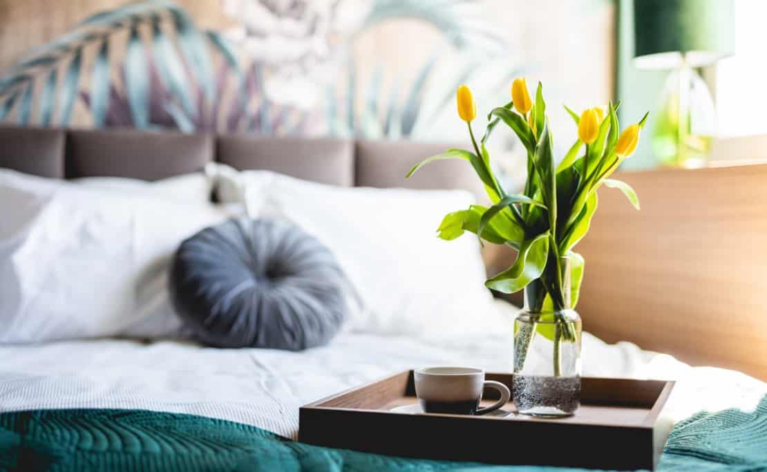A home staging inventory list tracks furniture, decor.